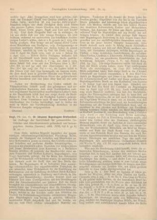 611-613 [Rezension] Vogt, O., Dr. Johannes Bugenhagens Briefwechsel