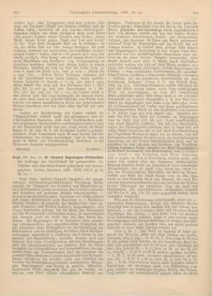 611-613 [Rezension] Vogt, O., Dr. Johannes Bugenhagens Briefwechsel