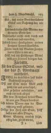 Fürbitte
