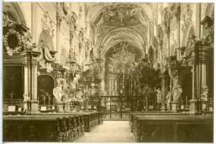 Ossegg. Hochaltar in der Stiftskirche