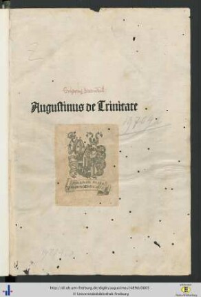 Augustinus de Trinitate