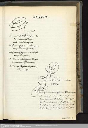 XXXVIII., 15. November 1856