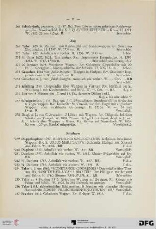 Zug (Nr. 269-278)