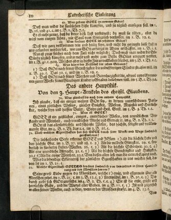 10-19, Vom ersten Haupt-Artikel; Vom andern Haupt-Artikel
