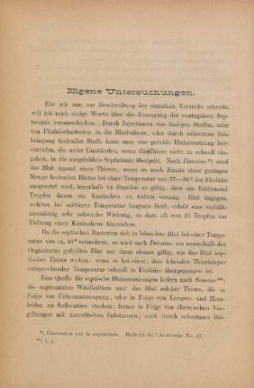Eigene Untersuchungen