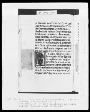 Lektionar aus Salzburg — Initiale H, Folio 261verso