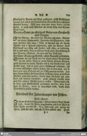 Allerhand Art Zubereitungen von Fischen