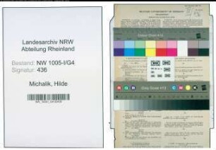 Entnazifizierung Hilde Michalik , geb. 05.05.1918 (Student)