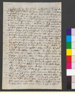 Brief von Tischbein, Johann Heinrich Wilhelm an Goethe, Johann Wolfgang von