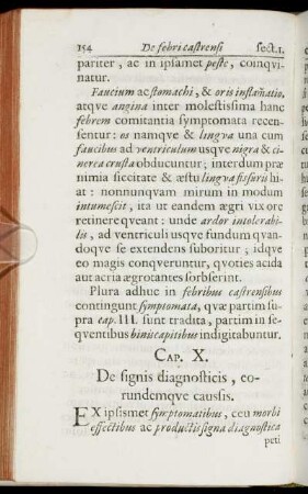 Cap. X. De signis diagnosticis, eorundemque causis.