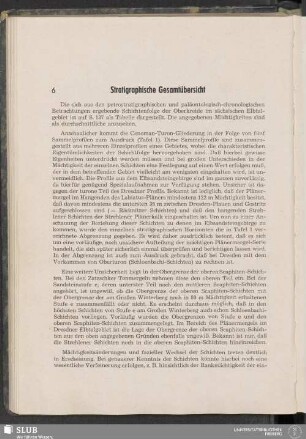 6 Stratigraphische Gesamtübersicht