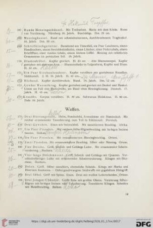 Waffen (Nr. 175-190)