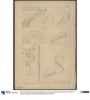 Holzkonstruktionen. Geschwungene Treppe