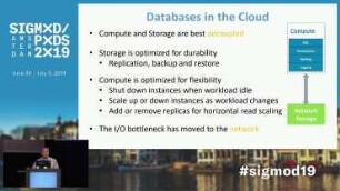 SIGMOD Systems Award Talk on the Aurora Database System