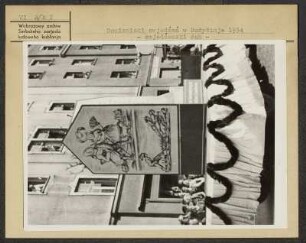 Heimatfest 1954 in Bautzen - Festumzug : Domizniski swjedźeń 1954 w Budyšinje - swjedźenski ćah