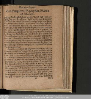 Das achte Capitel. Von Purgieren/ Schrepffen/ Baden und Aderlassen.