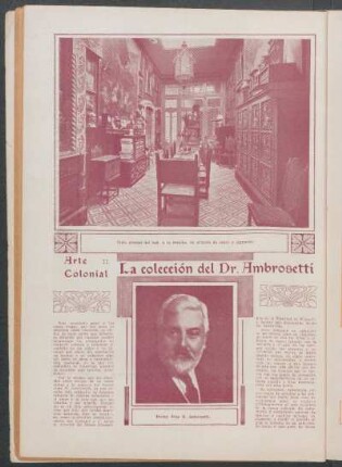 La colección del dr. Ambrosetti : Arte colonial