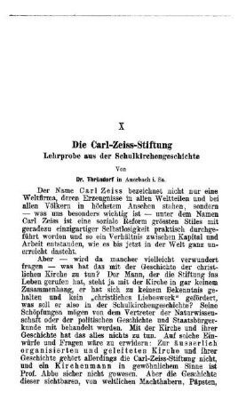 Die Carl-Zeiss-Stiftung