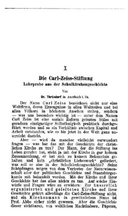 Die Carl-Zeiss-Stiftung