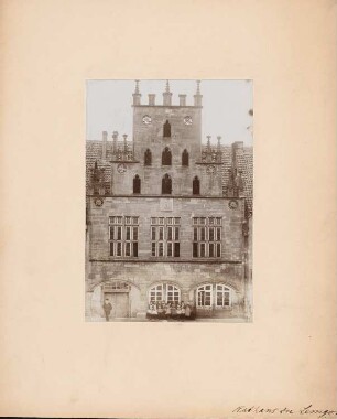 Rathaus, Lemgo: Fassade