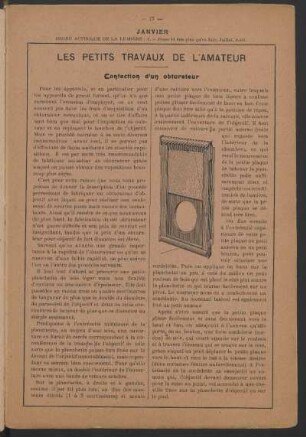 Les Petits Travaux De L'Amateur