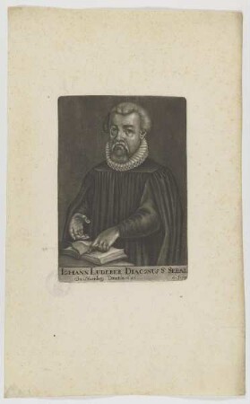 Bildnis des Iohann Luderer