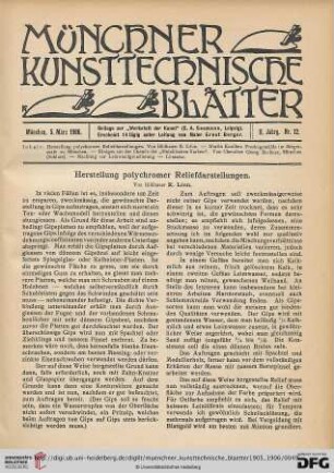 2: Herstellung polychromer Reliefdarstellungen