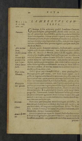 Lambertus Canterus.