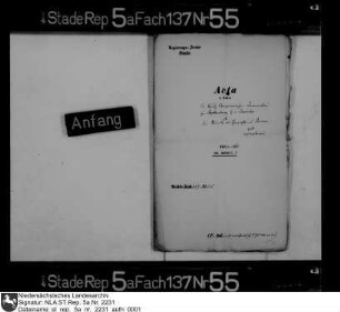 Streitsache des Königsmarck'schen Verwalters zu Agathenburg, Hans Otto Schwieder, gegen die bremischen Stände wegen Exemtion