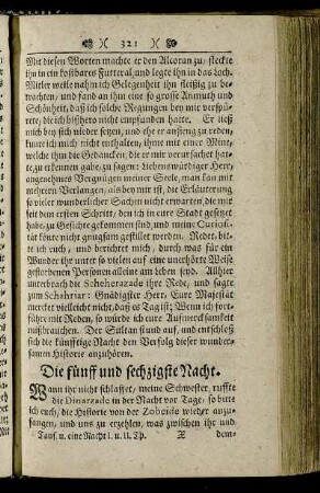 Die fünff und sechzigste Nacht.