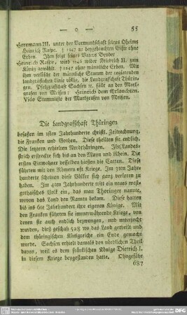 Die Landgrafschaft Thüringen