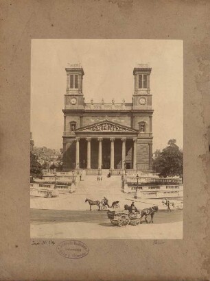 Kirche Saint-Vincent-de-Paul, Paris: Hauptansicht mit Portikus