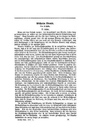 Wilhelm Wundt : II.