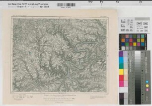 Deutsches Reich Karte des Deutschen Reiches Nr. 504 Cochem 1890/1913 1 : 100 000 27,5 x 35,5 Kartographische Abteilung der Preußischen Landesaufnahme Benkhausen
