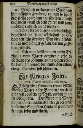 In Krieges-Zeiten.