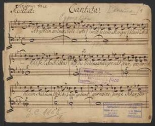 Pygmalion; S, orch, bc