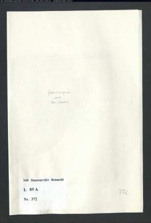 Gogerichtsregister Stadt Horn (Bruchstücke)