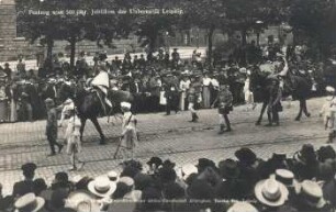Festzug vom 500 jähr. Jubiläum der Universität Leipzig: Kurfürst Moritz