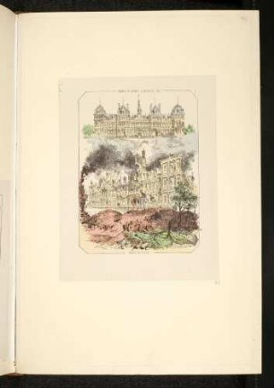 Avant et aprés l'incendie 1871