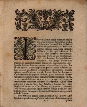 De libris Bibliothecarum nomine notatis : [Progr.]