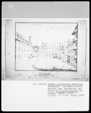 Kassel & Artillerie-Kaserne & Innenhof