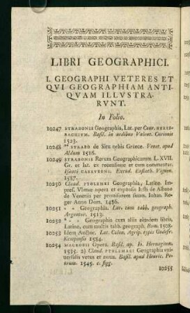 Libri Geographici