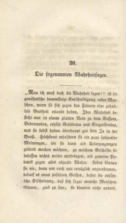 20. Die sogenannten Wahrheitsager
