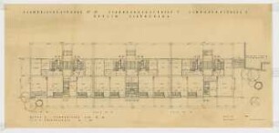 Wohnhäuser Hohenstaufenstraße / Schwäbische Straße 27-29 / Starnberger Straße 7 / Lindauer Straße 1-2, Berlin-Schöneberg: Grundriss 1.-2. Obergeschoss Schwäbische Straße 1:100