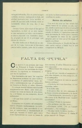 Falta del "Pupila"