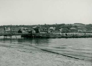 Brückenbau über den Njemen bei Kowno, Sowjetunion, 1941