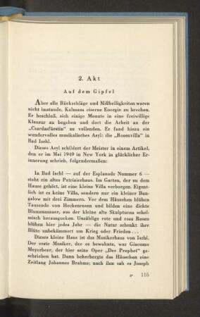 2. Akt Auf dem Gipfel