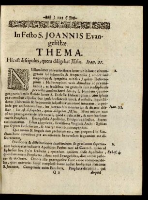 In Festo S. Joannis Evangelistae.