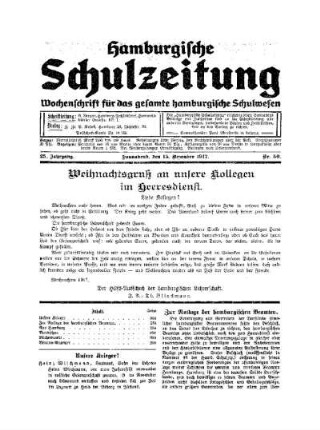Zur Notlage der hamburgischen Beamten