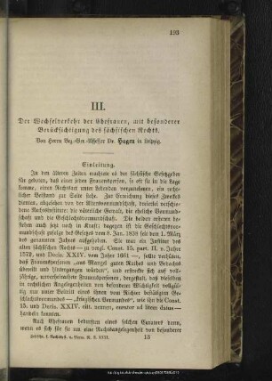 Abhandlungen und Rechtsfälle